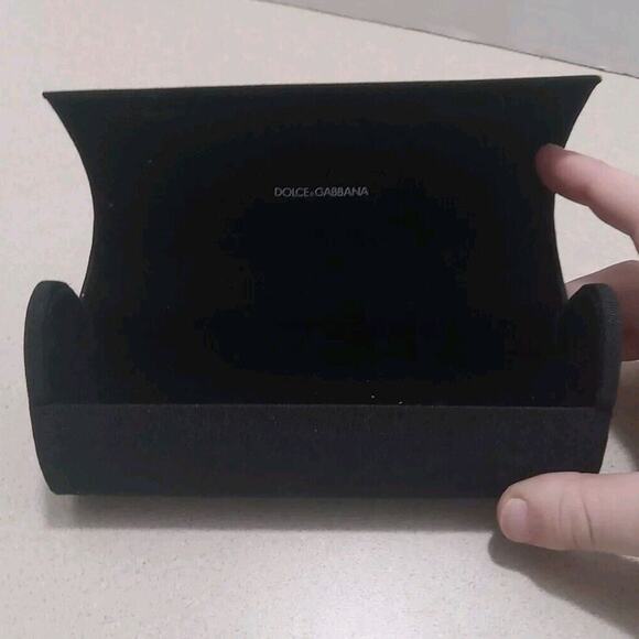 Dolce & Gabbana Spell Out Black Flip-Top Sunglasses Case Magnetic - Picture 3 of 4